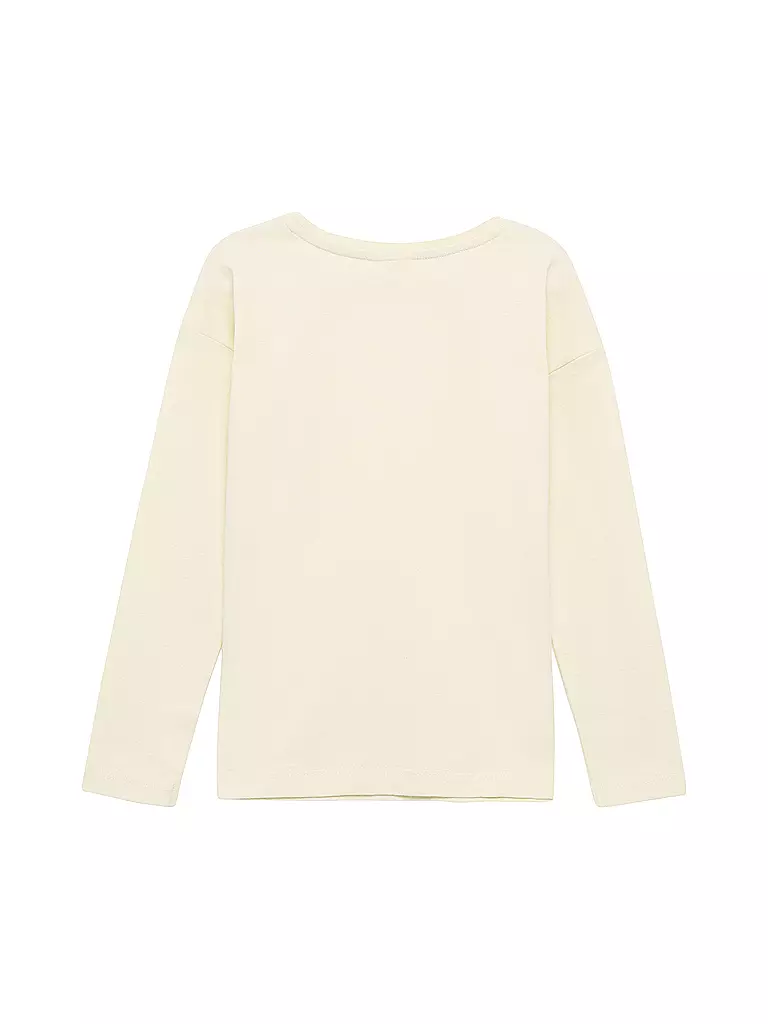 S.OLIVER Mädchen Langarmshirt  creme