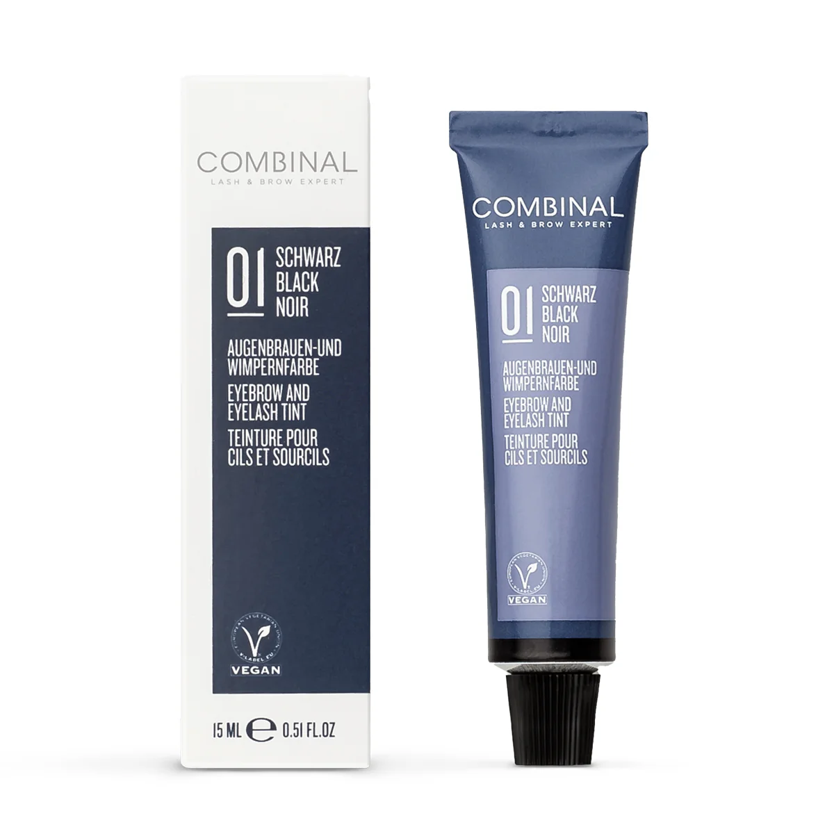 Combinal Teinture de cils en tube 15ml