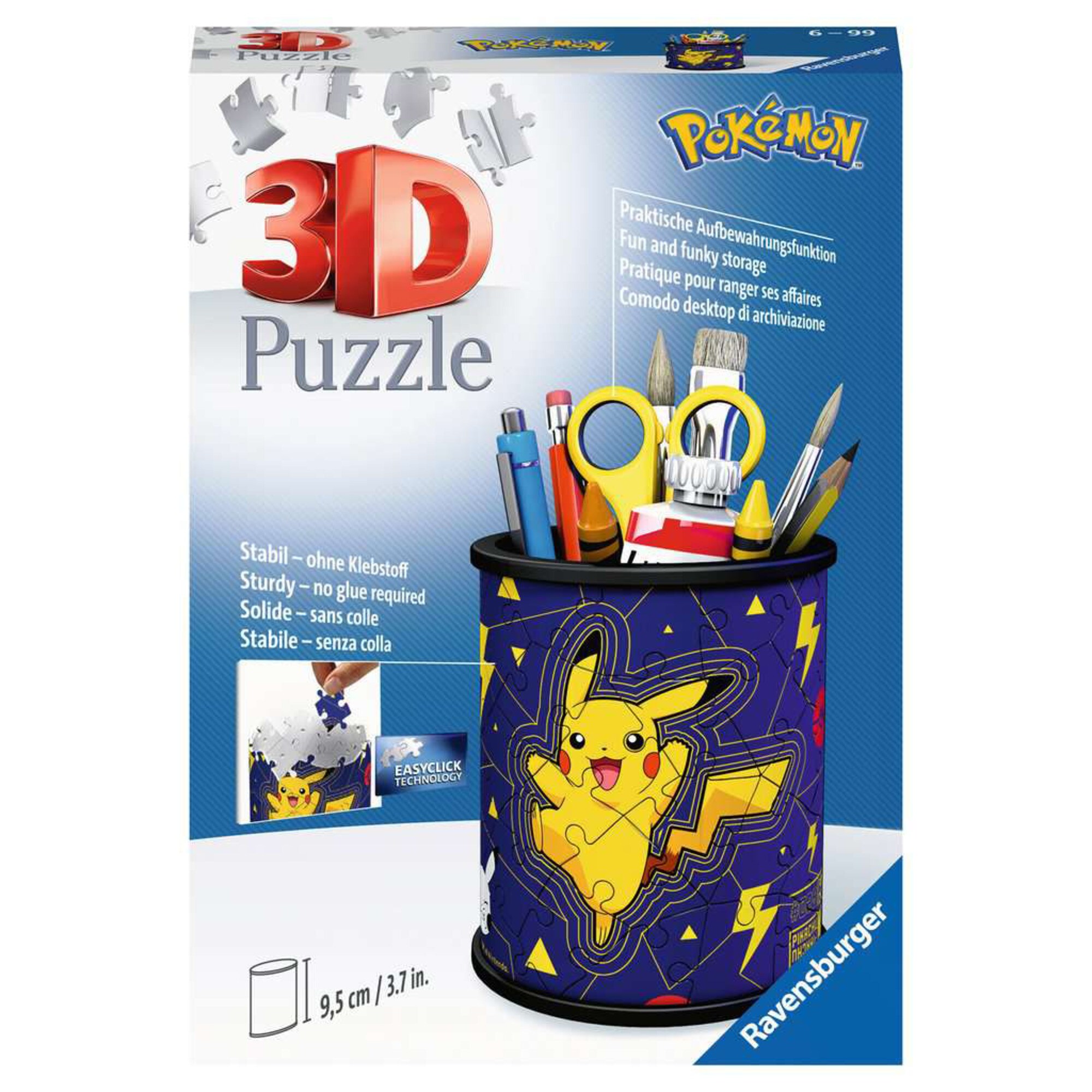 Ravensburger Puzzle 3D Puzzle Utensilo Pokémon