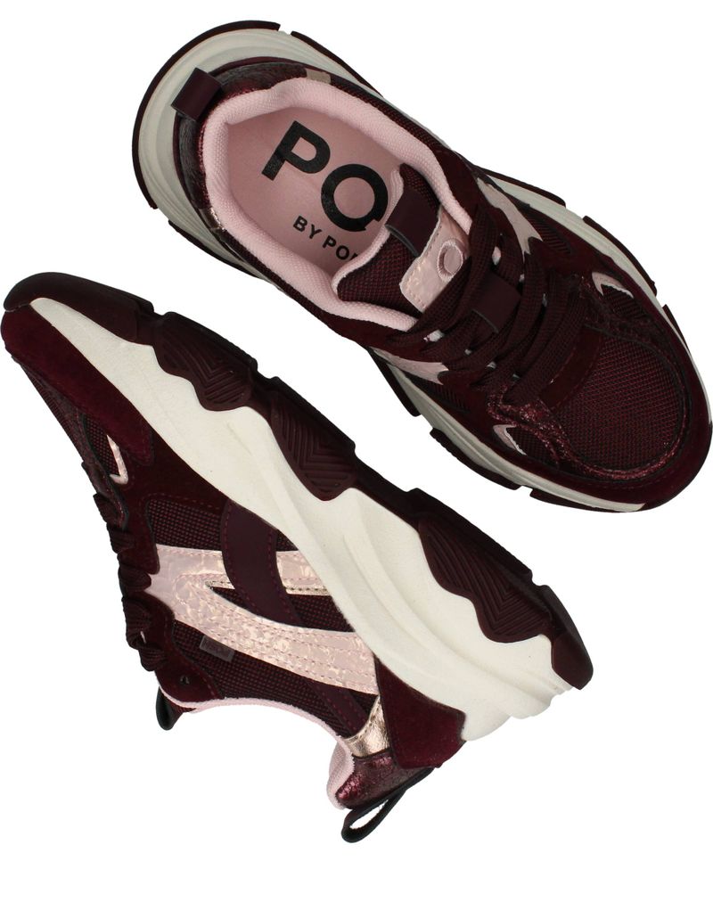 POSH by Poelman Sneakers Rood Meisjes