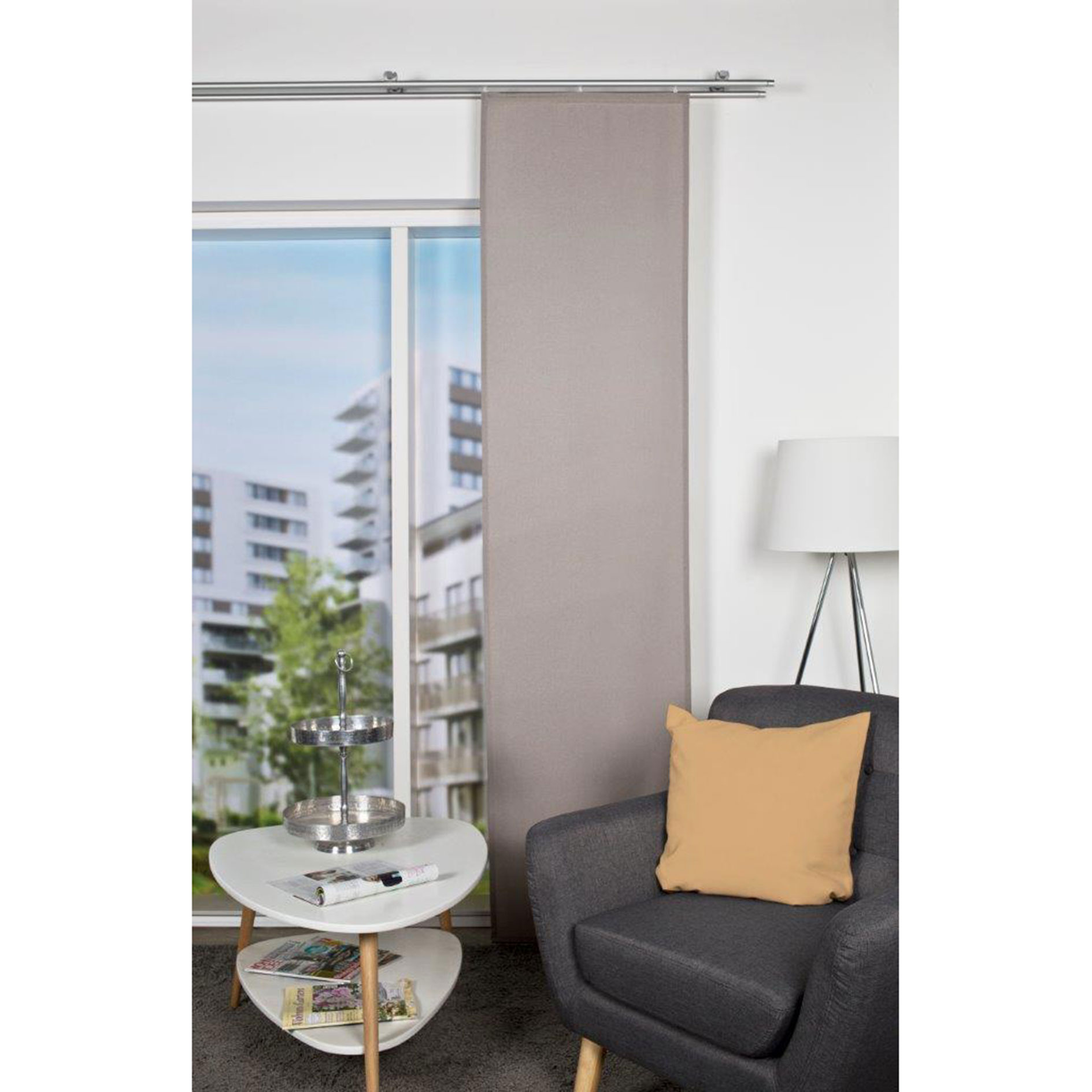 Schiebevorhang OXFORD - natur - 60x245 cm
