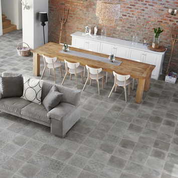 Vloertegel Dust Grigio Decor 30x30 cm - 1m²/pak