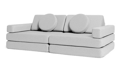 Shappy Play Byggbar Sofa 160x80 cm, Lysegrå