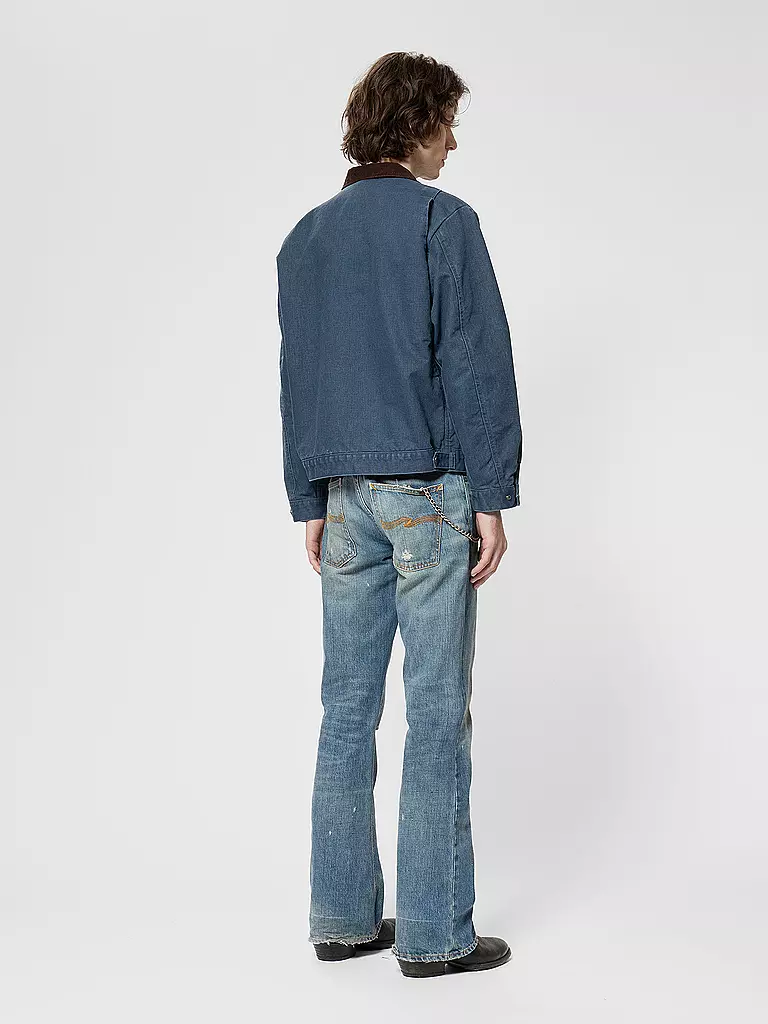 NUDIE JEANS Blouson BLAKE blau