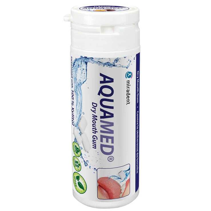 Miradent Aquamed Mundtrockenheit Kaugummi, 30 g