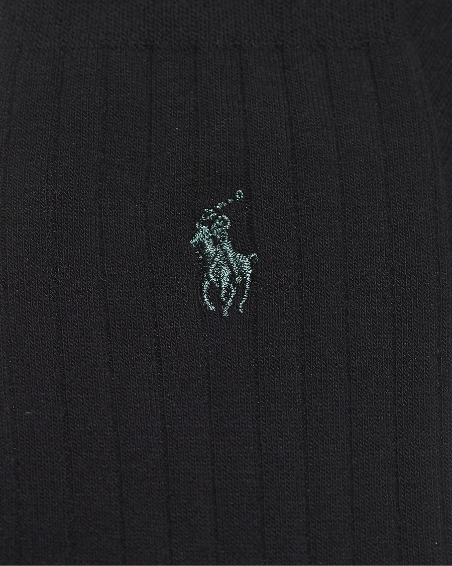 Polo Ralph Lauren 2-Pack Egyptian Cotton Socks Black