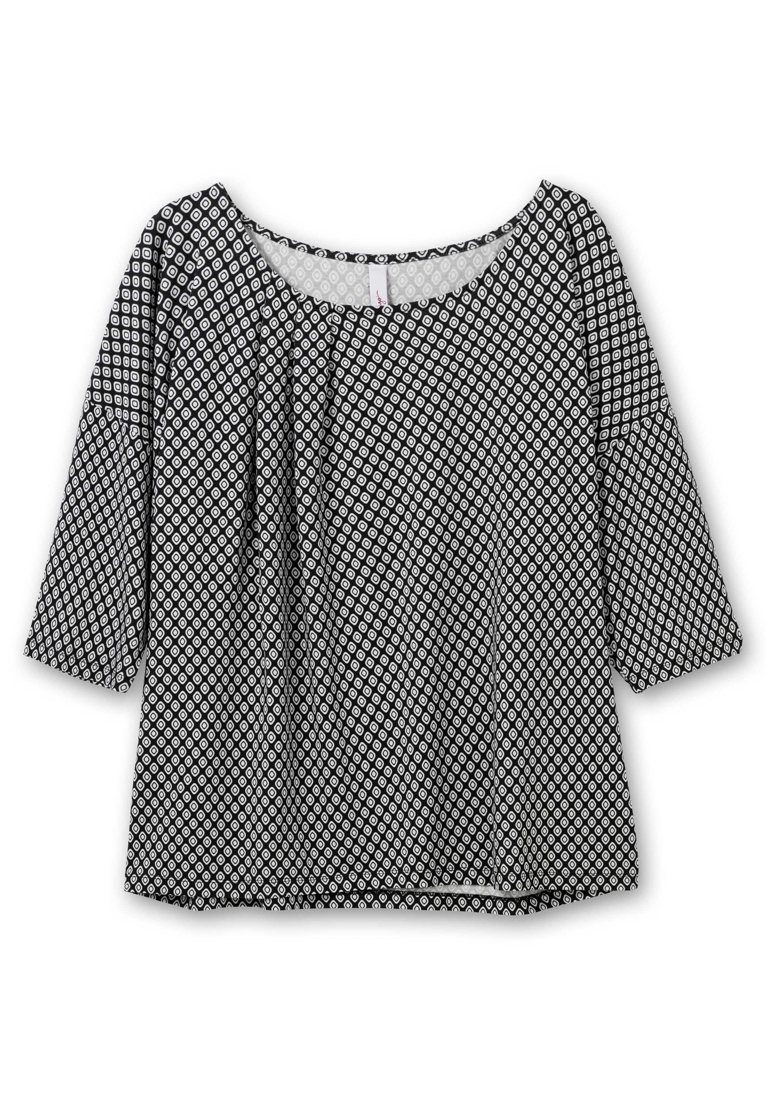 Shirt mit grafischem Druck und 3/4-Arm