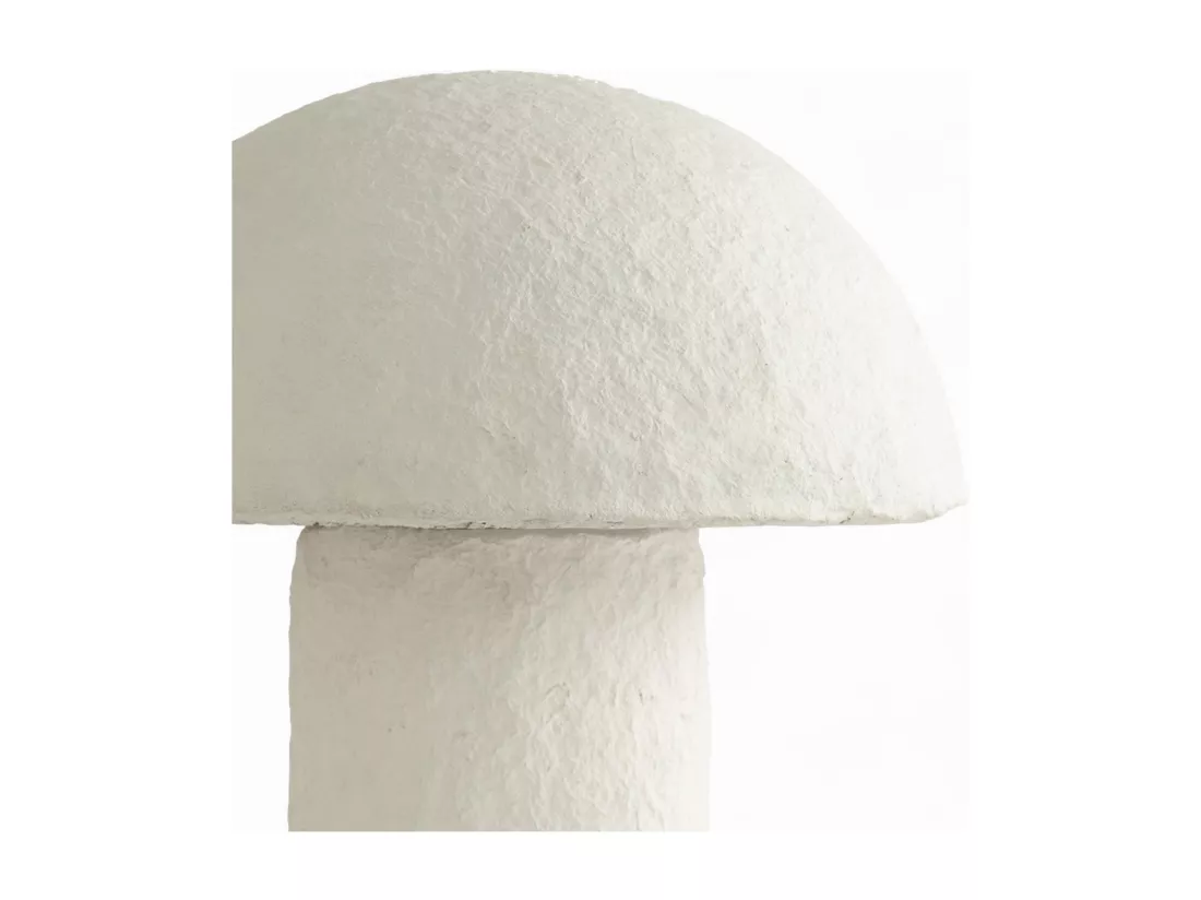 Lampe champignon en papier blanc - Poesia