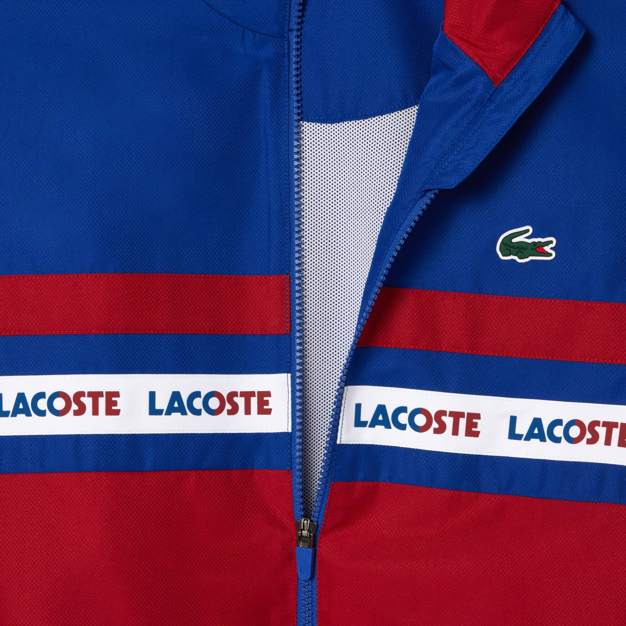Tennis-Trainingsanzug mit Logostreifen Trainingsanzug-Sets - Blau - Lacoste - Herren