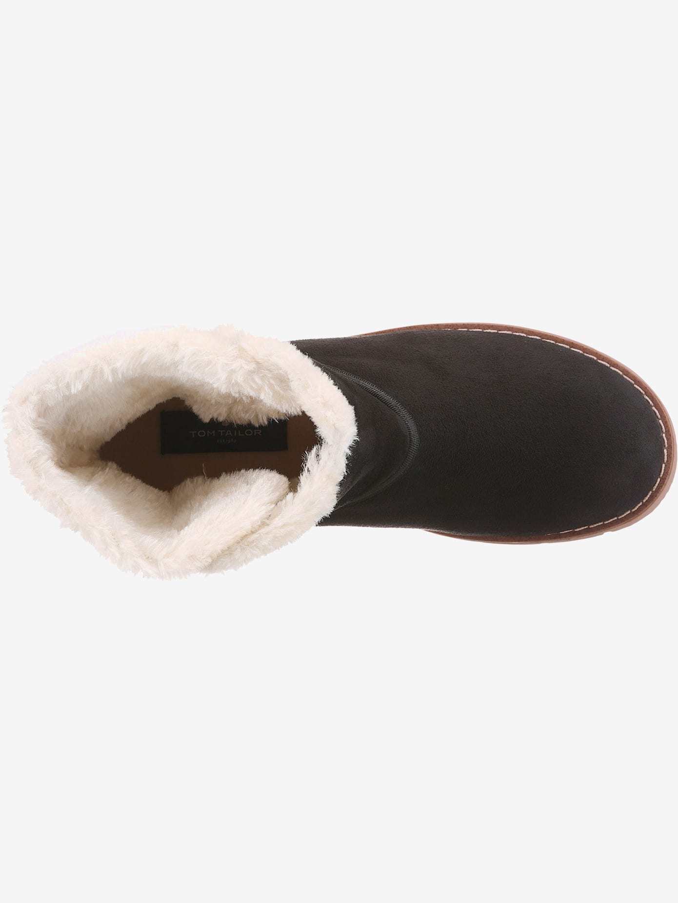 Bottines d'hiver avec empiècement contrasté