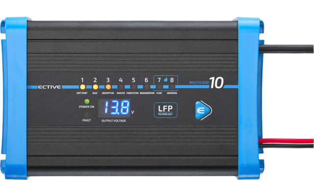 ECTIVE Multiload 8 Stufen LFP Lithium Batterieladegerät 12 V