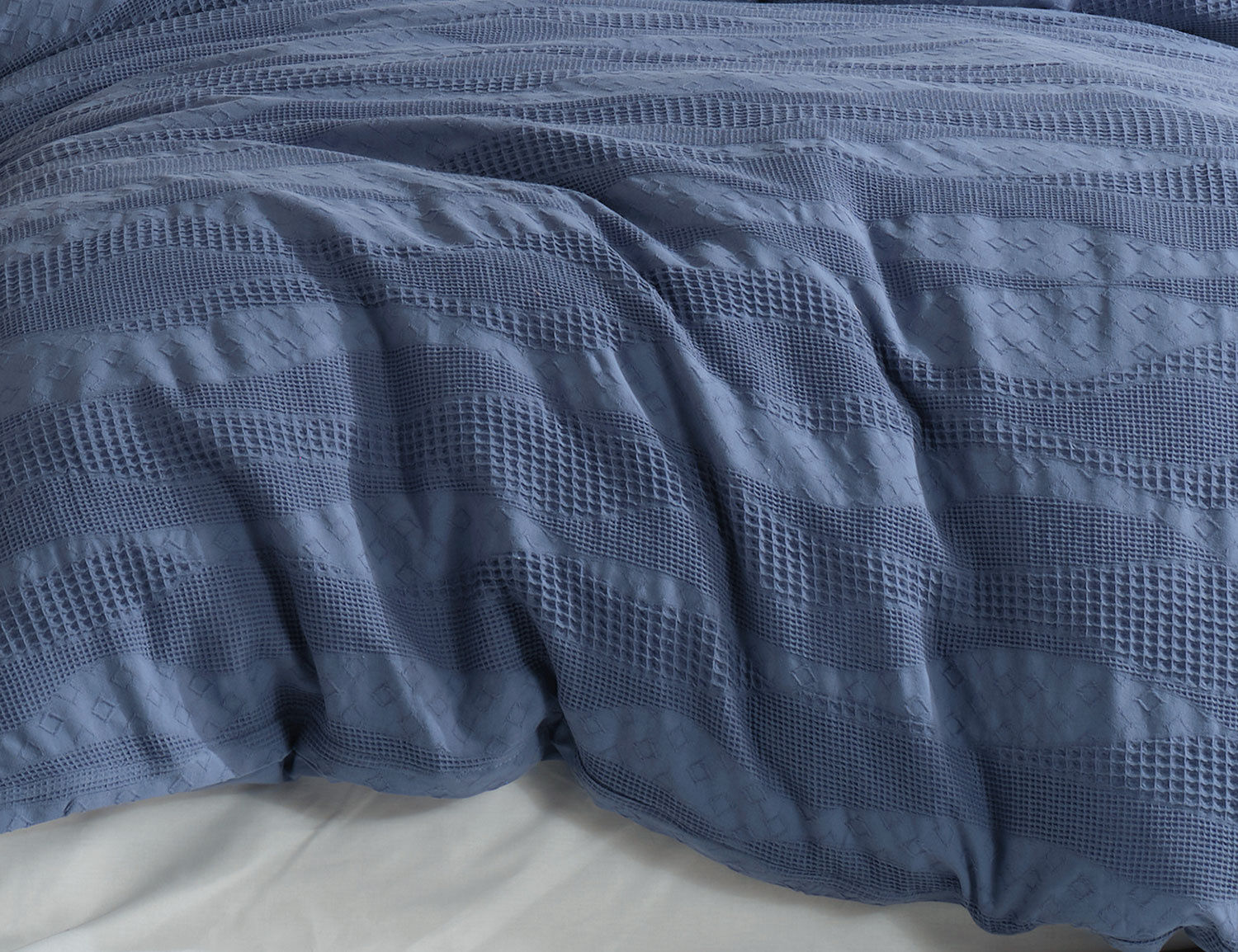 Bettwäsche mit Piqué Jacquard Muster
