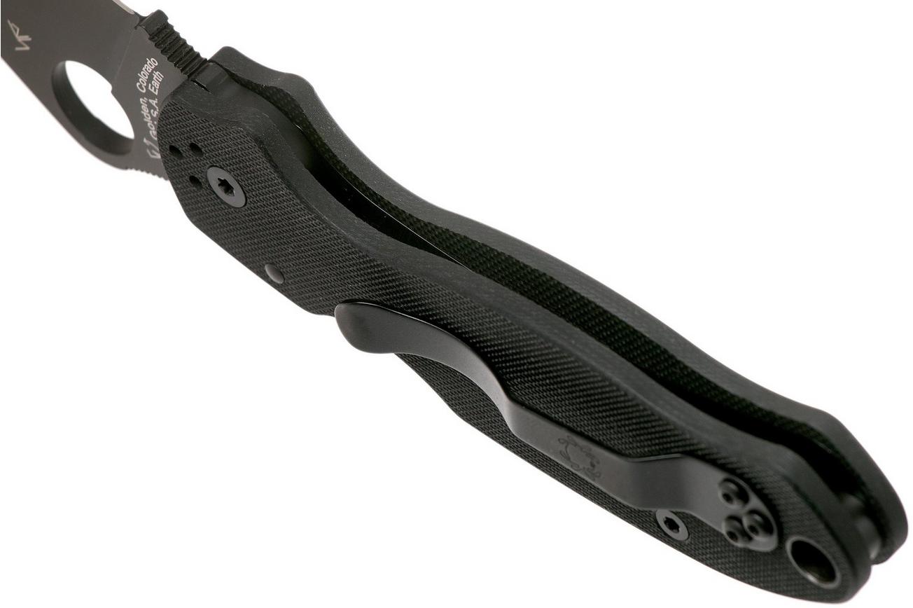 Spyderco Para 3 Black C223GPBK zakmes