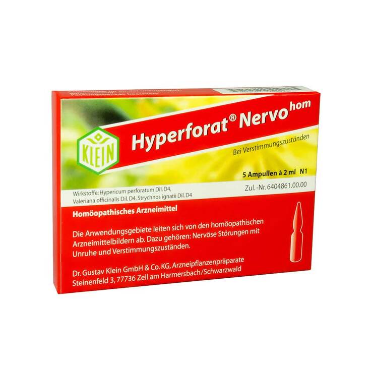 Hyperforat Nervohom Injektionslösung, 5X2 ml