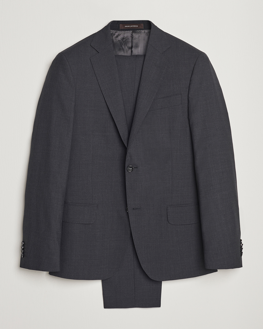Oscar Jacobson Edmund Wool Suit Grey