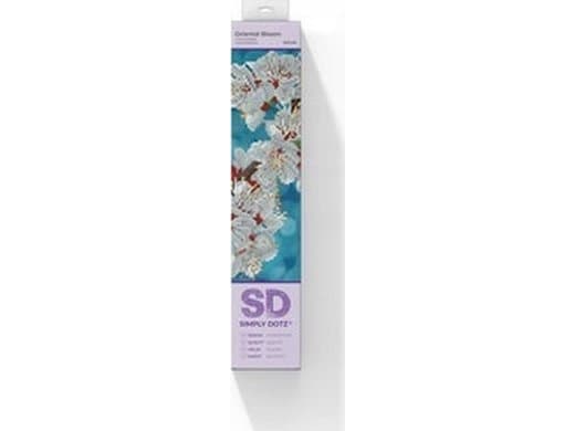 Diamantbroderi Diamant Dotz Diamantmosaikk Orientalsk blomst 37x27 cm SD3401
