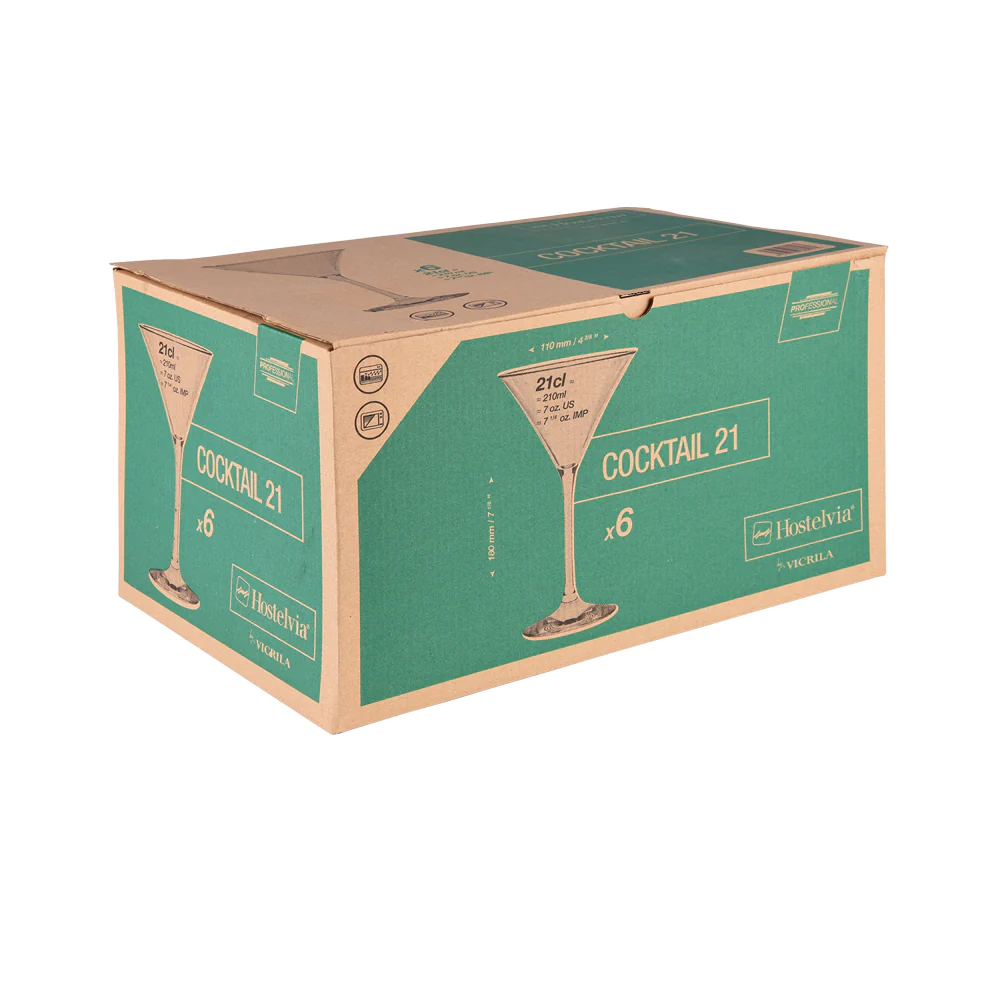 Boîte de 6 verres à cocktail 21 cl Vicrila