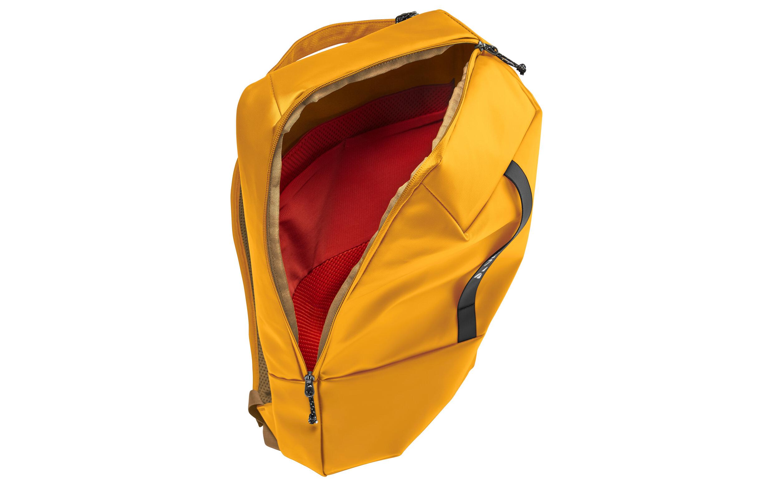 Mineo Backpack 17 GelbTagesrucksack mit Laptopfach und Lichtleiste