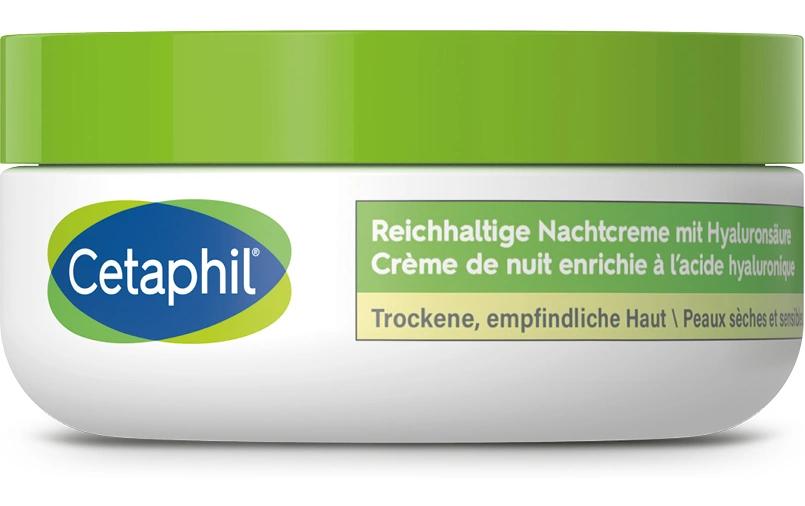 Nachtcrème Reichhaltig mit Hyaluronsäure 48 mlGesichtscrème versorgt die Haut lang anhaltend mit Feuchtigkeit