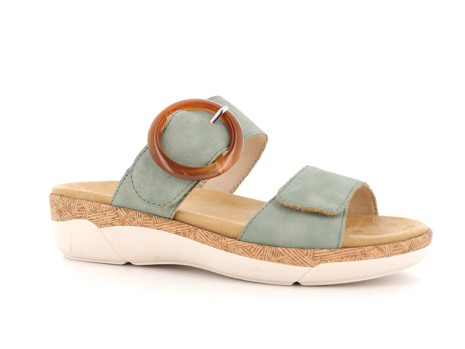 Remonte-R6858 Synthétique Vert Clair