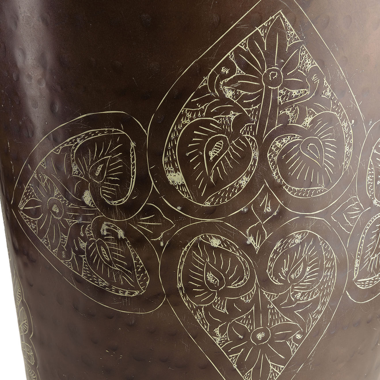 Macabane Vase patine antique Honoré cuivre foncé - D.40xH.85.5 cm