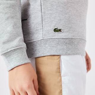 Sweatshirt à capuche garçon Lacoste avec imprimés Pullovers & Sweatshirts - Gris - Lacoste - Garçon