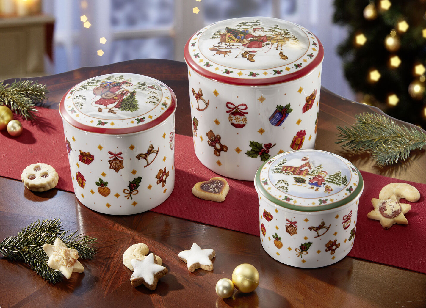 Aufbewahrungsdose „Happy Wintertime“ von Hutschenreuther