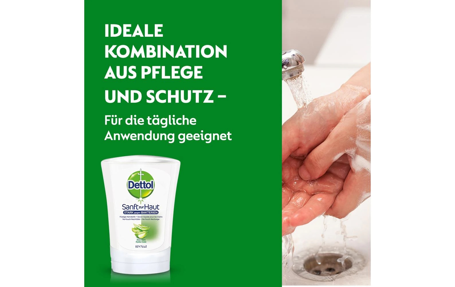 (250ml) No-Touch Starter Set Automatischer Seifen Spender inkl. Aloe Vera Flüssigseife Hand Seife Batteriebetrieben (3078579) - Weiss