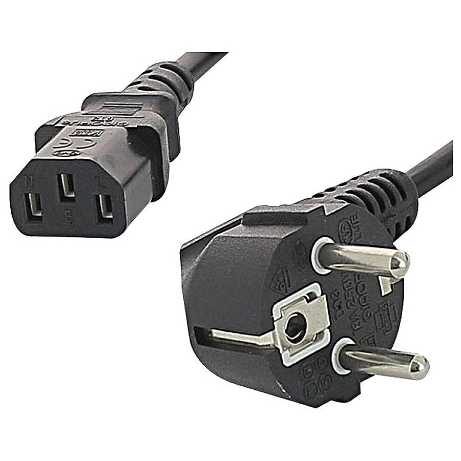 Câble d'alimentation pour PC, moniteur et onduleur - 1.8 m