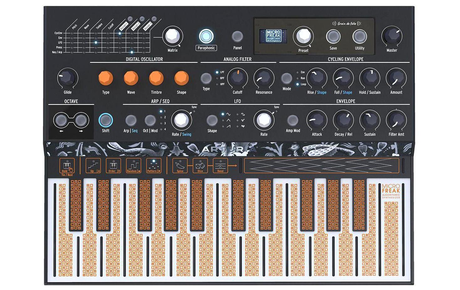Synthesizer MicroFreak<br>Experimenteller Hybrid Synthesizer