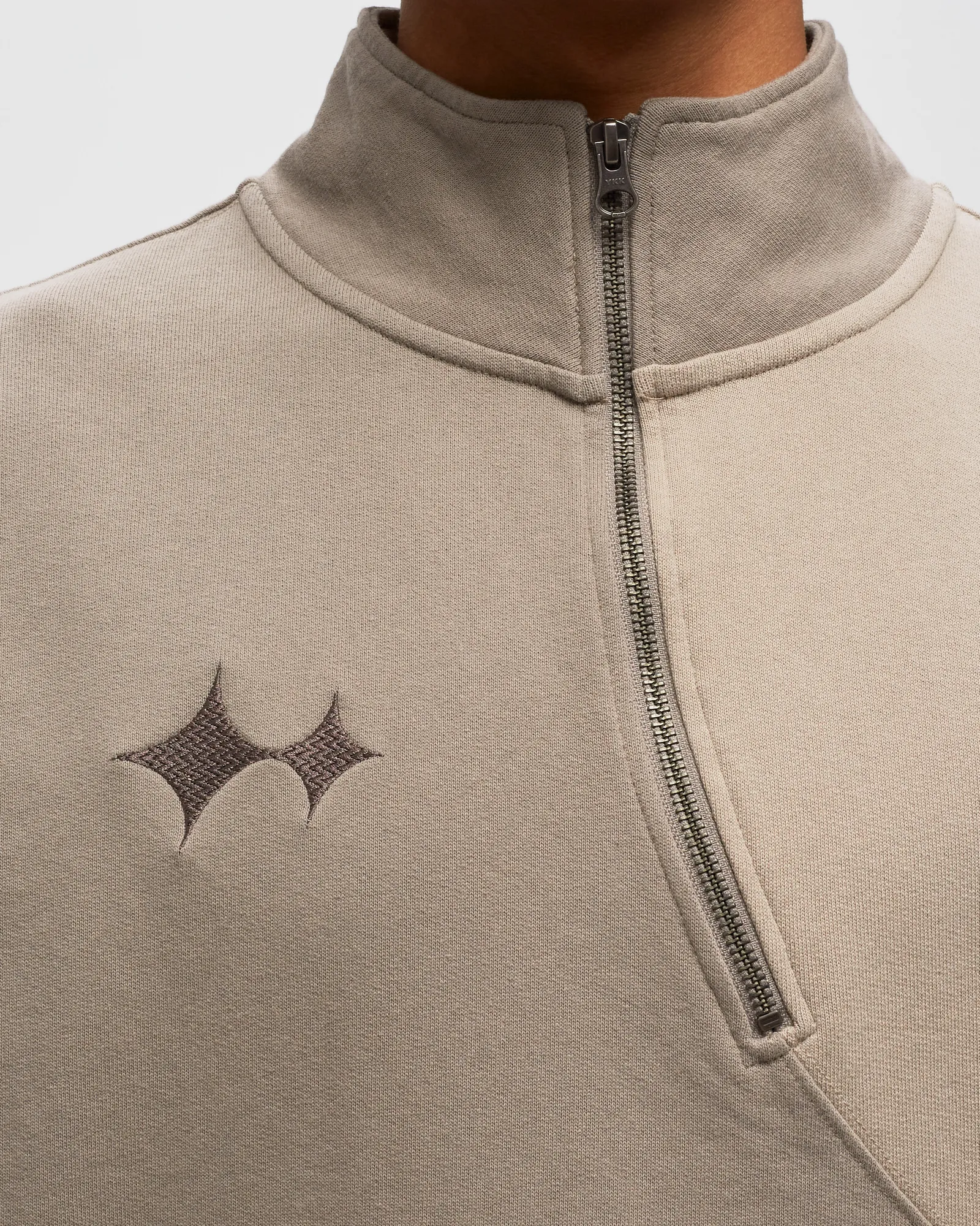 BSTN Brand Two Tone Halfzip