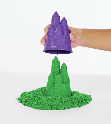Kinetic Sand Lekesett Sandkasse Grønn