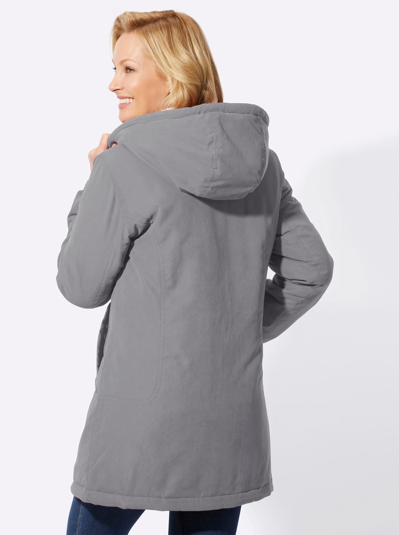 Classic Basics Langjacke mitKapuze