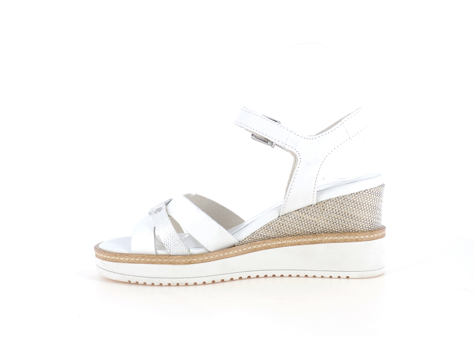 Tamaris-28010 Synthétique Blanc Argent