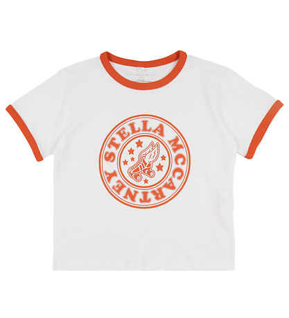 Stella McCartney Kids T-Shirt - Weiß/Rot