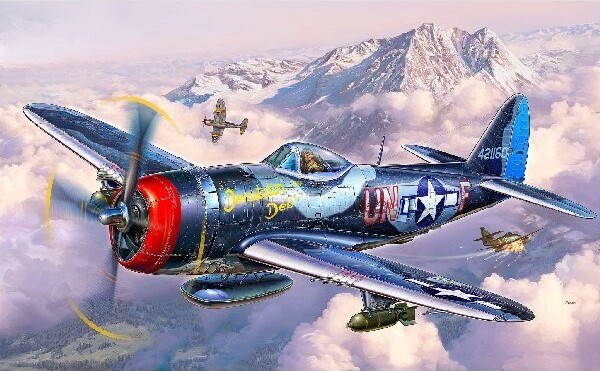 Revell - P-47M Thunderbolt Modelfly Byggesæt - 1:72- 03984