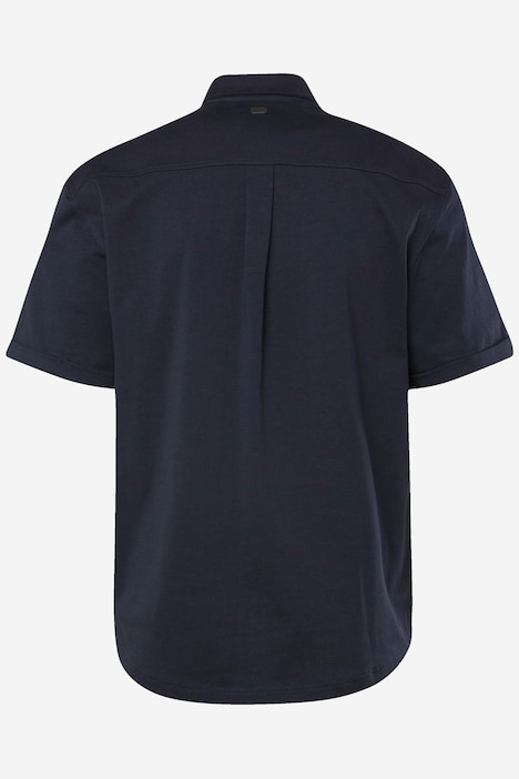 Jersey-Hemd, Halbarm, Kent-Kragen, Modern Fit