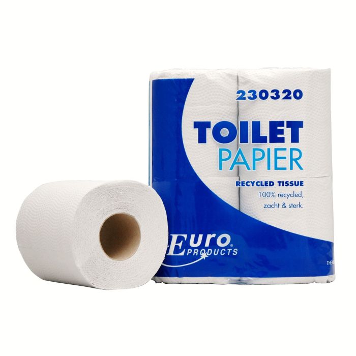 Toiletpapier 230302 recycled tissue 200 vellen 2 laags 48 rollen 238320 (230302)