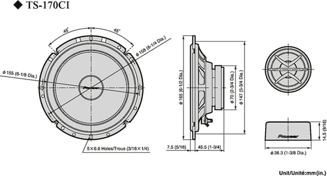 Pioneer TS-170Ci