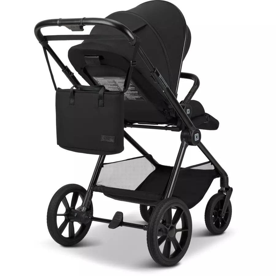 MOON Kombikinderwagen Clicc black melange