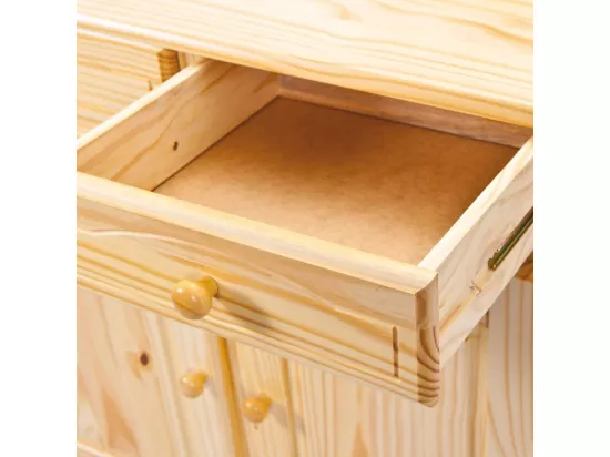 Vaisselier 4 Portes Bois Massif 