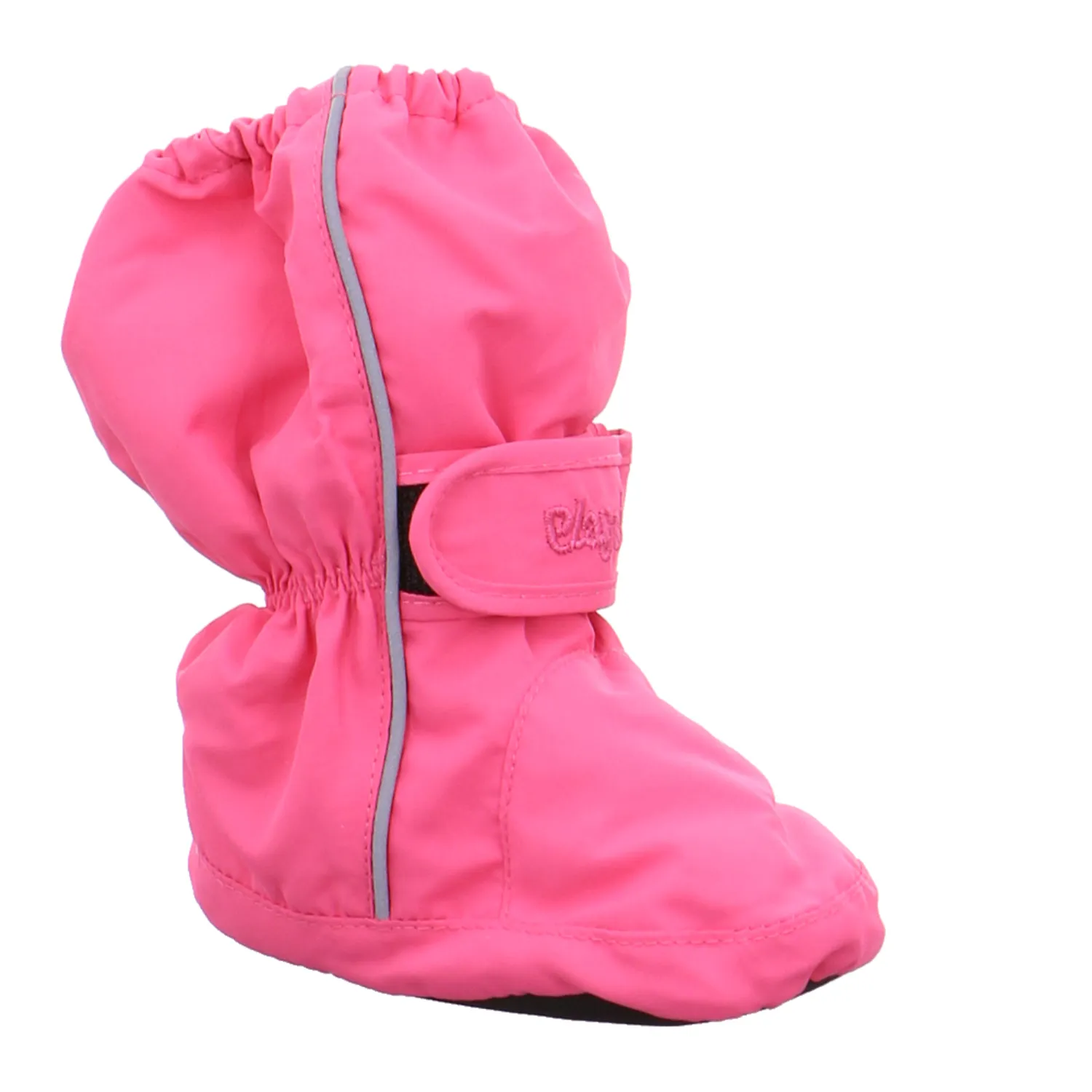 PLAYSHOES Krabbelschuh Pink Textil  Thermofüssling