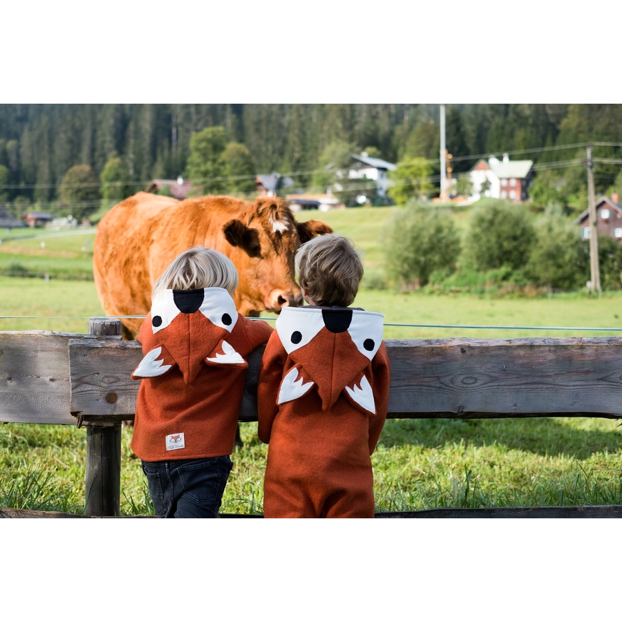 Räuber&Komplizen Walkjacke Fuchs orangegelb