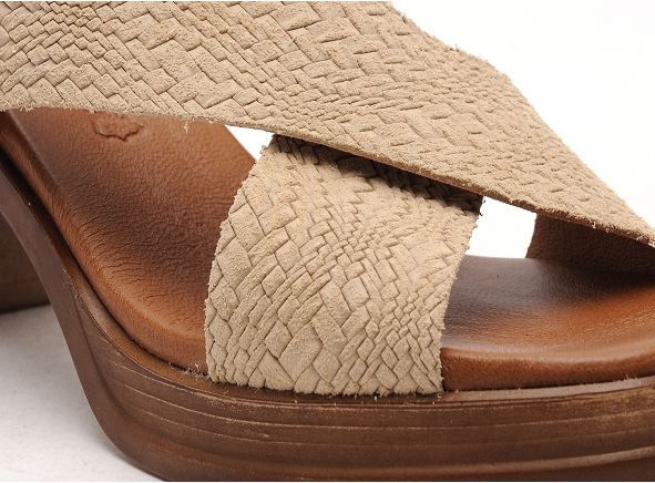 Eva frutos nu pieds talons femme 3614 beige