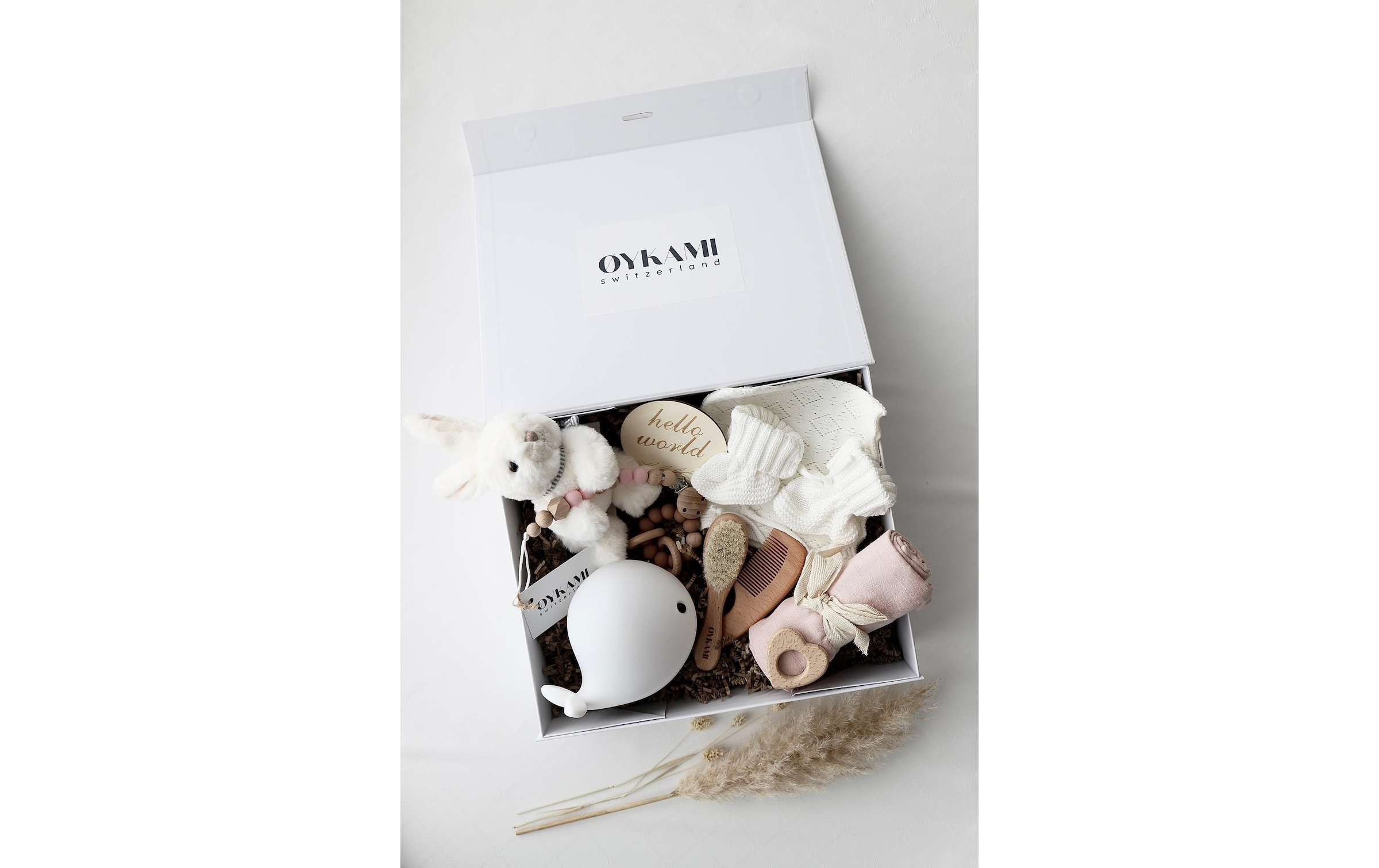 Babypflege-Set »Oykami Paris Hase« Holzart: Buche (Fagus sylvatica) - China