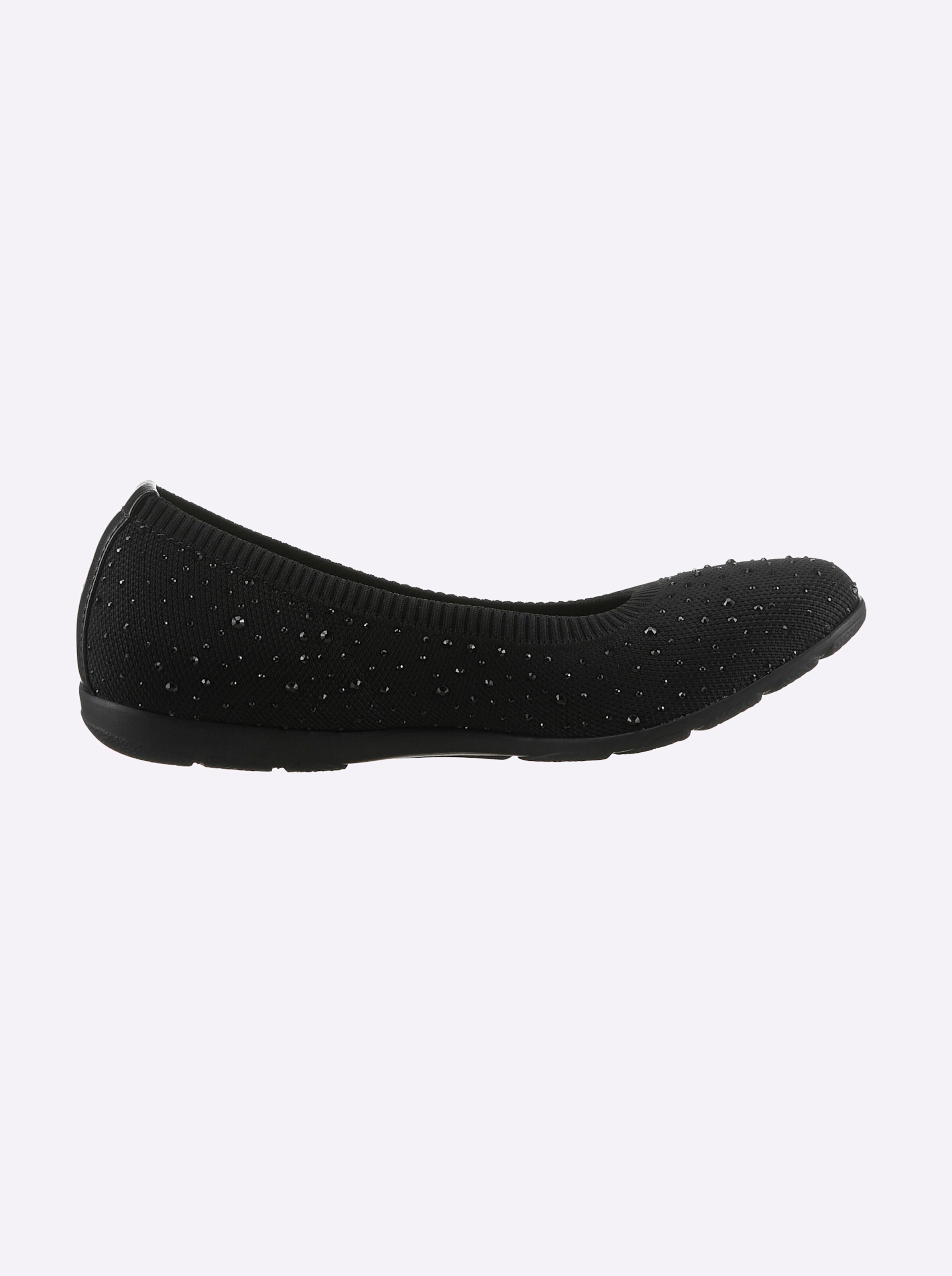 Caprice Ballerina in schwarz