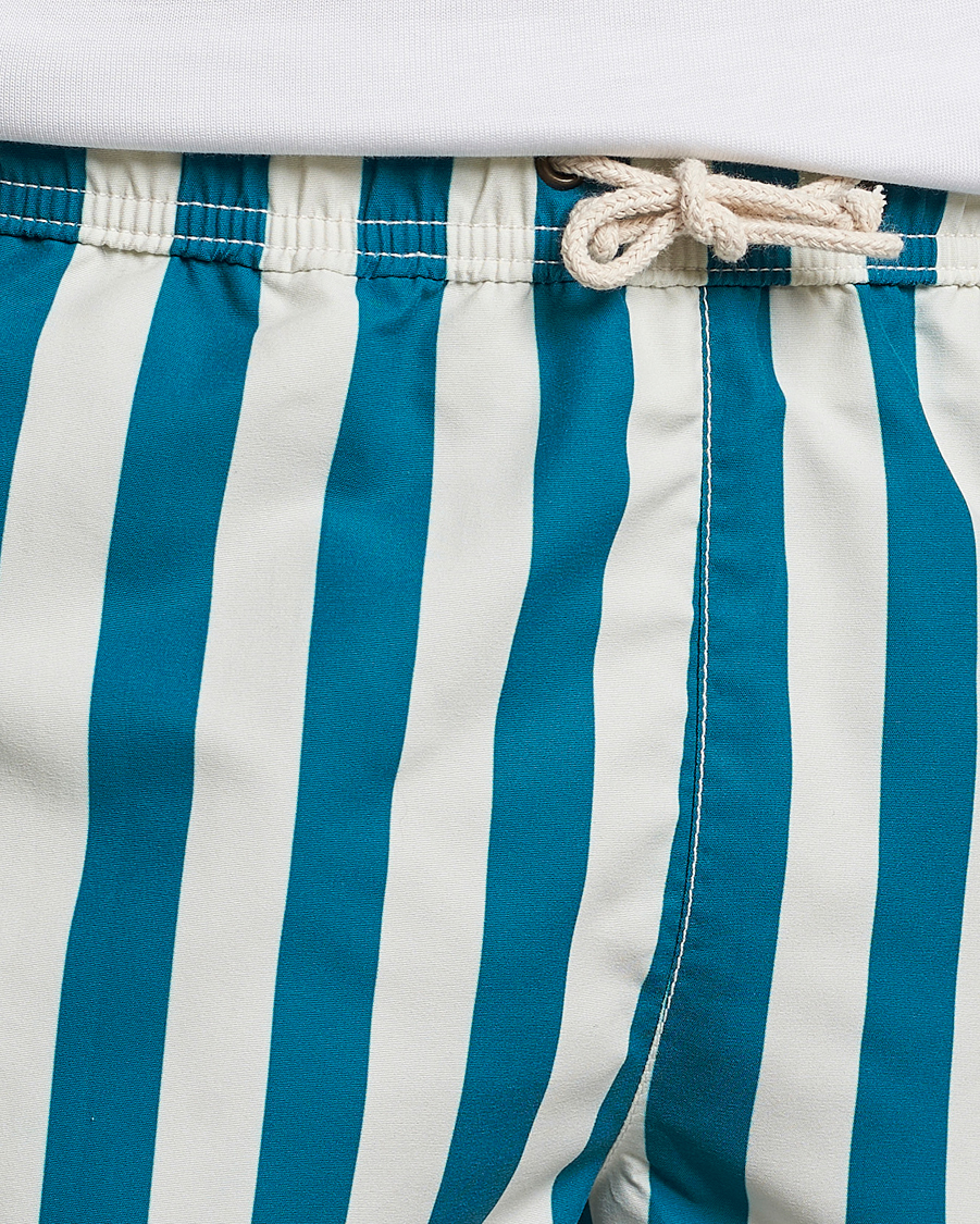 Ripa Ripa Paraggi Striped Swimshorts Green/White