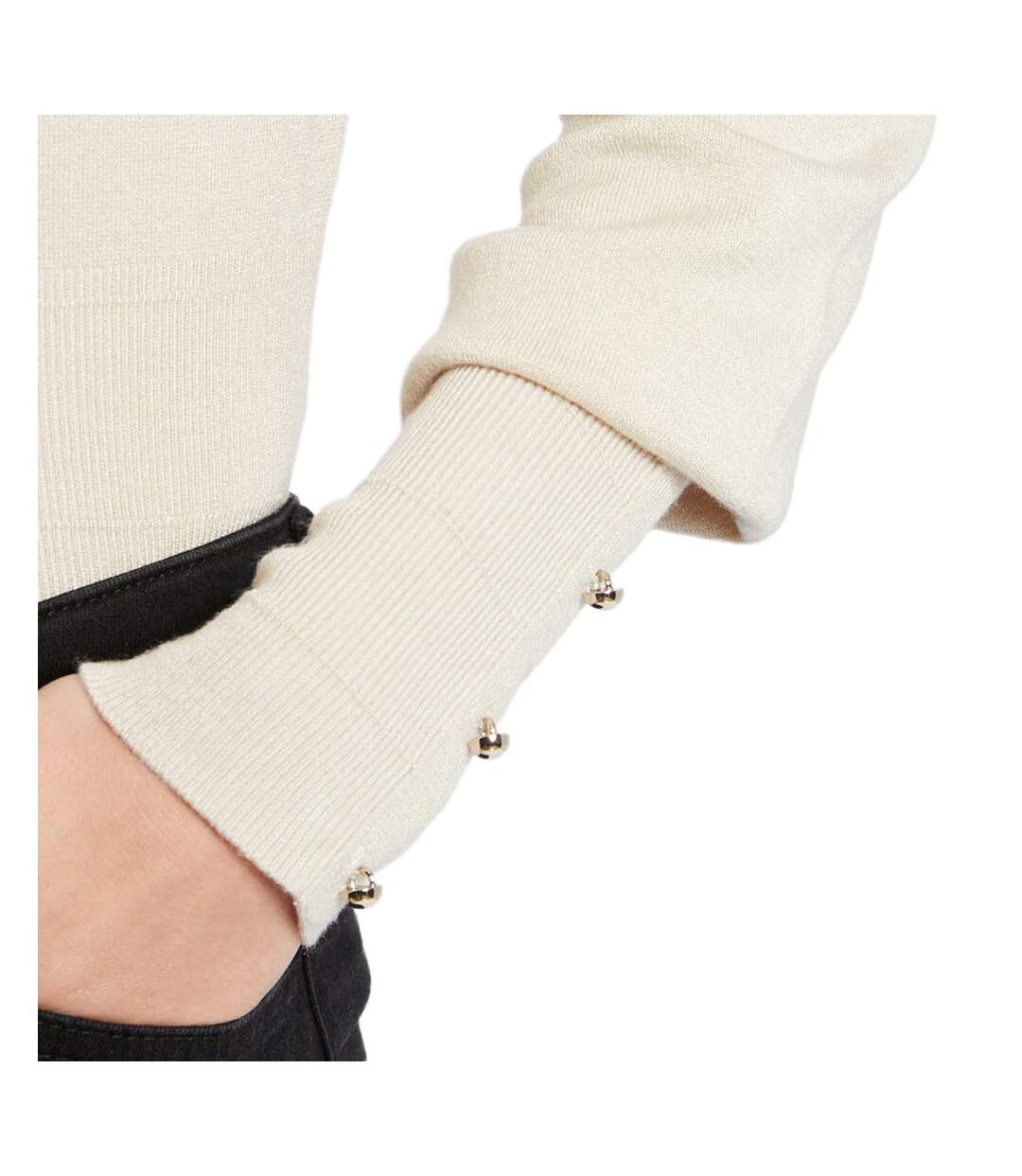 Pull Beige Femme Morgan Mateo
