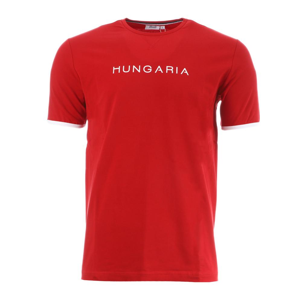 Hungaria T-shirt Rouge Homme Hungaria Masaya