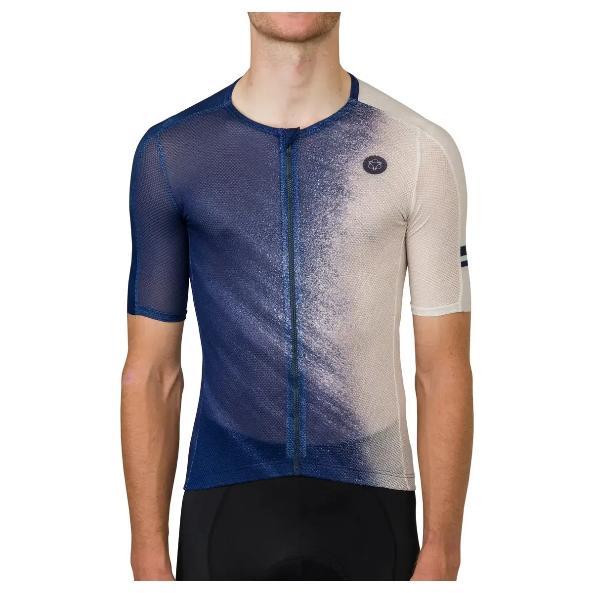 AGU High Summer IV Fietsshirt Korte Mouwen Paars/Beige Heren